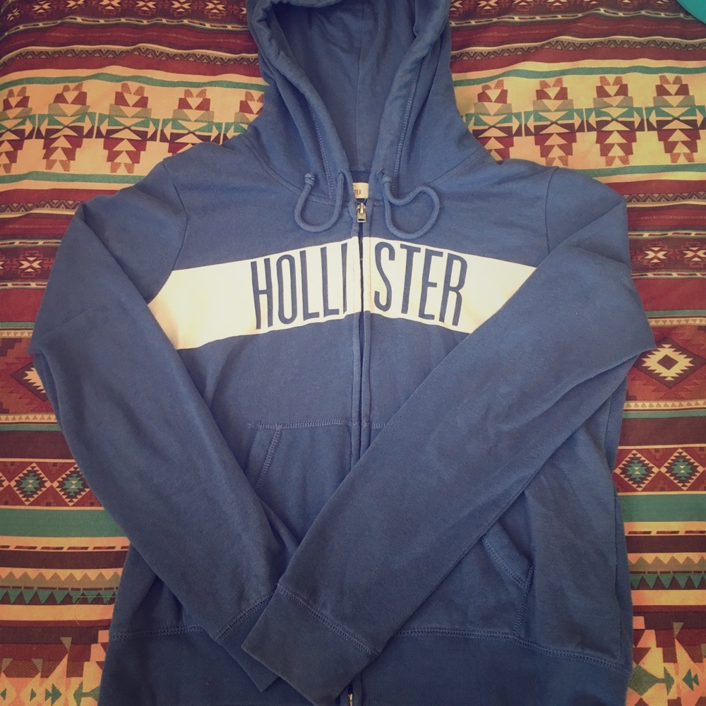 Hollister Zip Up Hoodie.